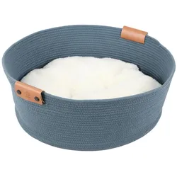 EBI D&D Home Tres petrol (Katze), Hundebett + Katzenbett