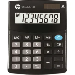 HP Tischrechner OfficeCalc 108 schwarz
