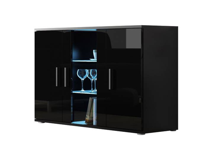 KOMMODE Soho S07 mit blauer LED Beleuchtung