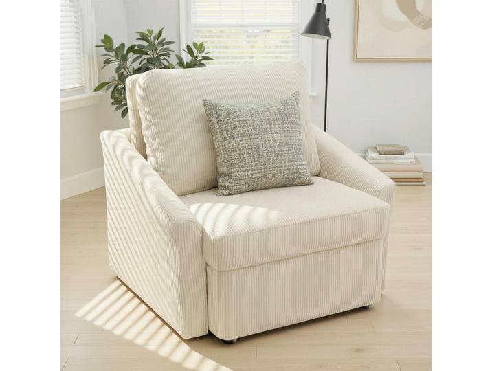 Mid.you Schlafsessel Relax Box, Beige, Kunststoff, Uni, 108x86x96 cm, FSC Mix, Liegefunktion, Wohnzimmer, Sessel, Schlafsessel