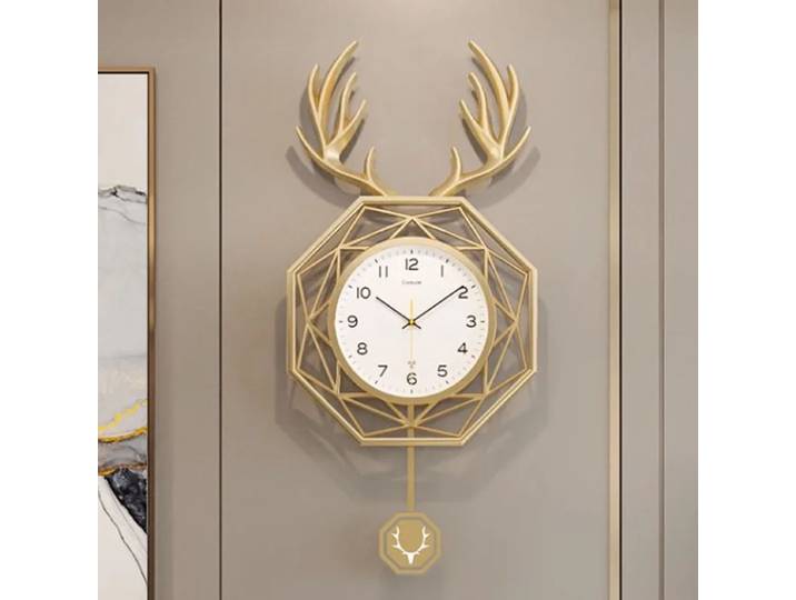 Horloges murales à batterie en acrylique, animaux Kawaii, horloges murales numériques pour salon, pendule doré, Duvar Saati Modelleri, décor de chambre