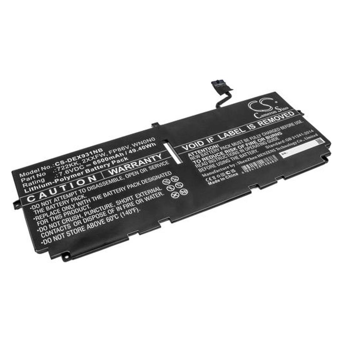 NoName Battery for Dell XPS 13 9300 i5 FHD etc (4 Zellen) (DEX931NB)