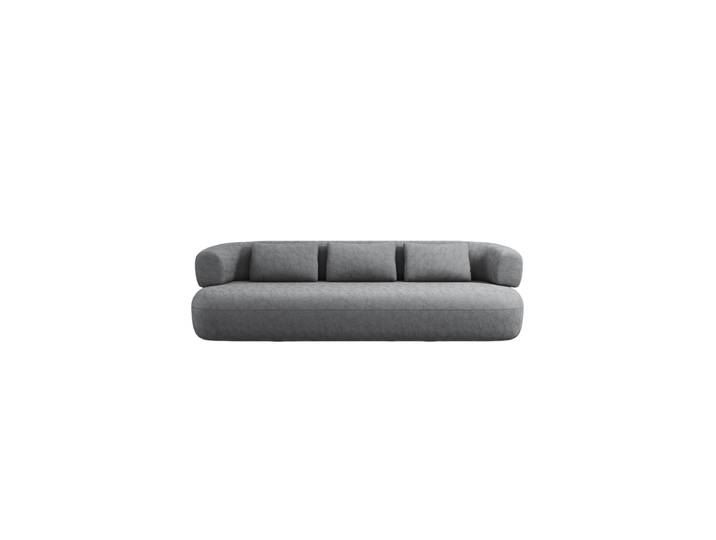 3-Sitzer Design Sofa Estro Chenille Dunkelgrau chosen by Bloomingloft