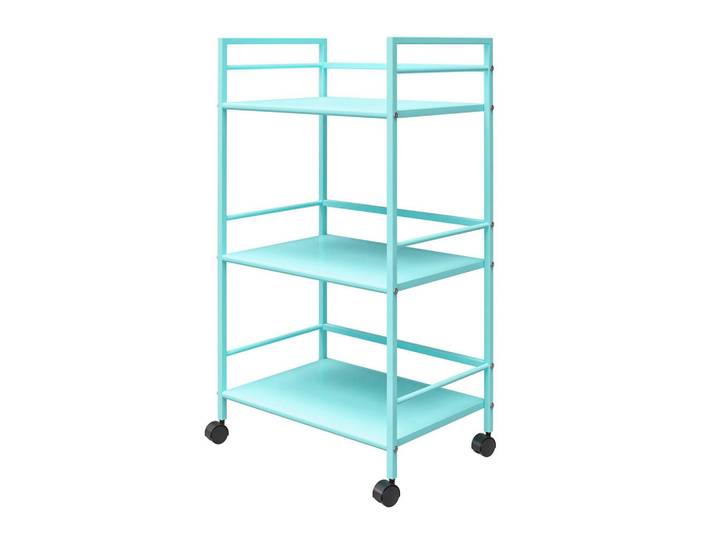 Mid.you Servierwagen, Mintgrün, Metall, Rollen, 43x77x29 cm, Esszimmer, Barmöbel, Barwagen