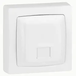 Legrand 086033 Datendose 1xRJ45 ISDN für OTEO, Farbe: Weiß