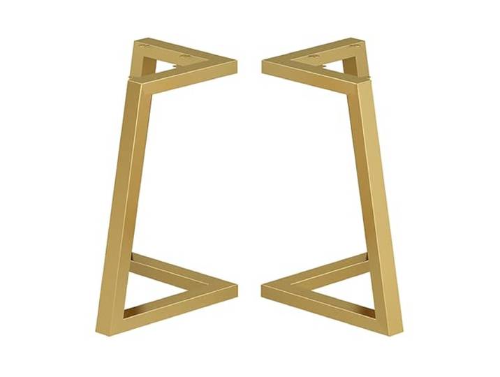 JIiopCFegh Tischbeine, 2er-Set hohe Tischbeine aus Metall, Schreibtischbeine(Gold,72x60cm)