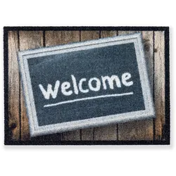 Astra Fußmatte Deco Brush D. 010 Welcome Schild 50x70 cm