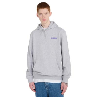 Hoodie ELEMENT "Swamps", Herren, Gr. M, grau (mid grau heather), Obermaterial: 70% Baumwolle, 30% Baumwolle., Sweatshirts Hoodie