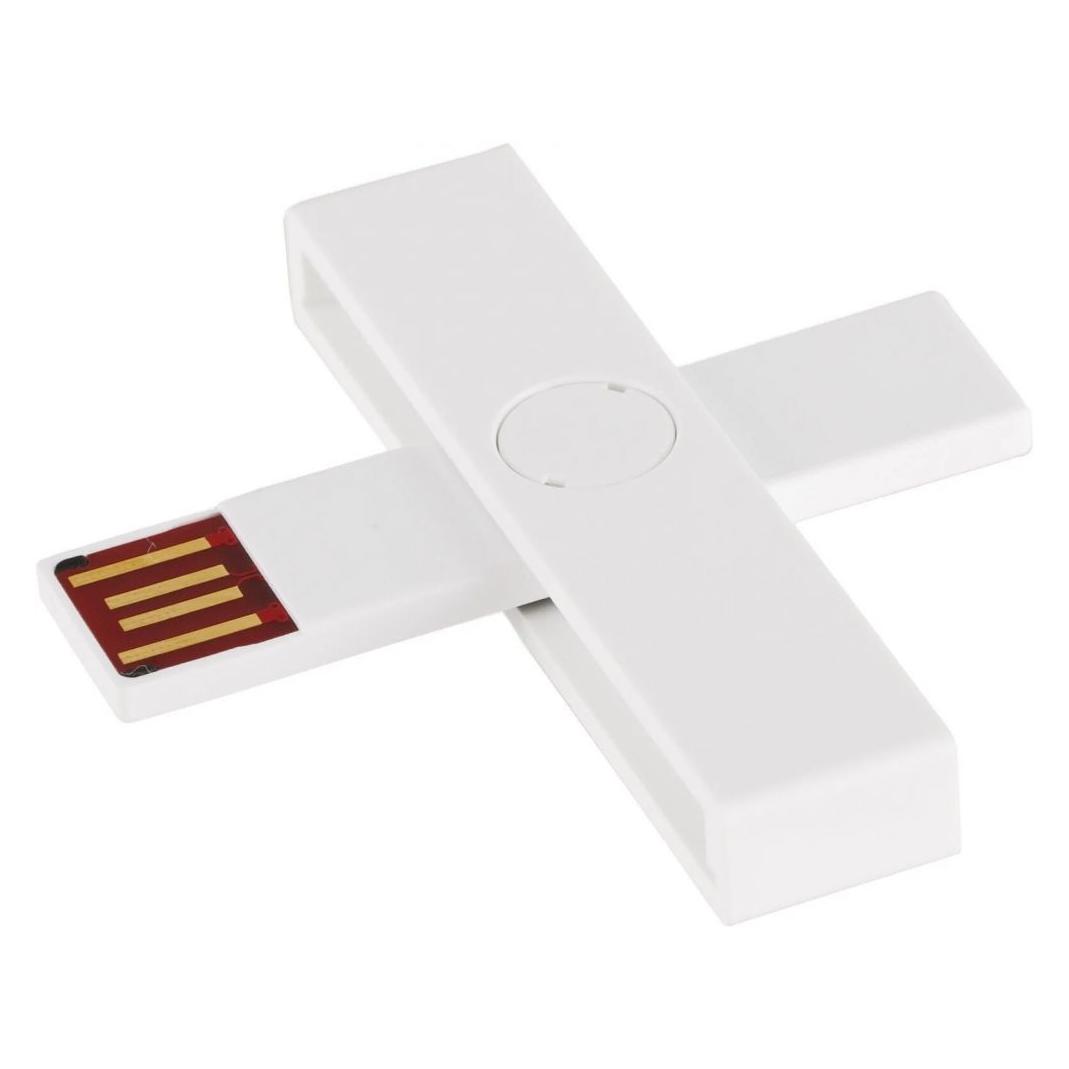 Pluss ID smart card reader white (USB 2.0) (4748001003731)