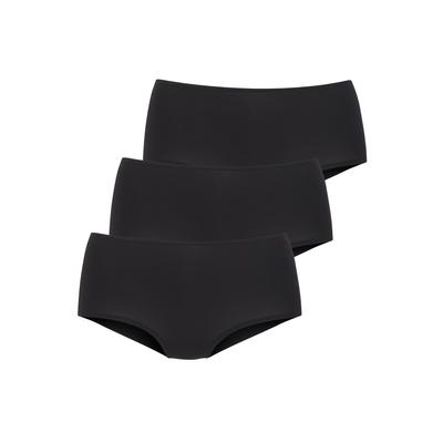 Panty LASCANA "aus hochwertiger Modal-Qualität", Damen, Gr. 40/42, schwarz, Obermaterial: 94% Modal (TENCEL™), 6% Elasthan, unifarben, körpernah, Unterhosen Panty