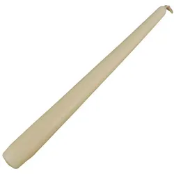Spitzkerze 8tlg. Wachs Beige Champagner