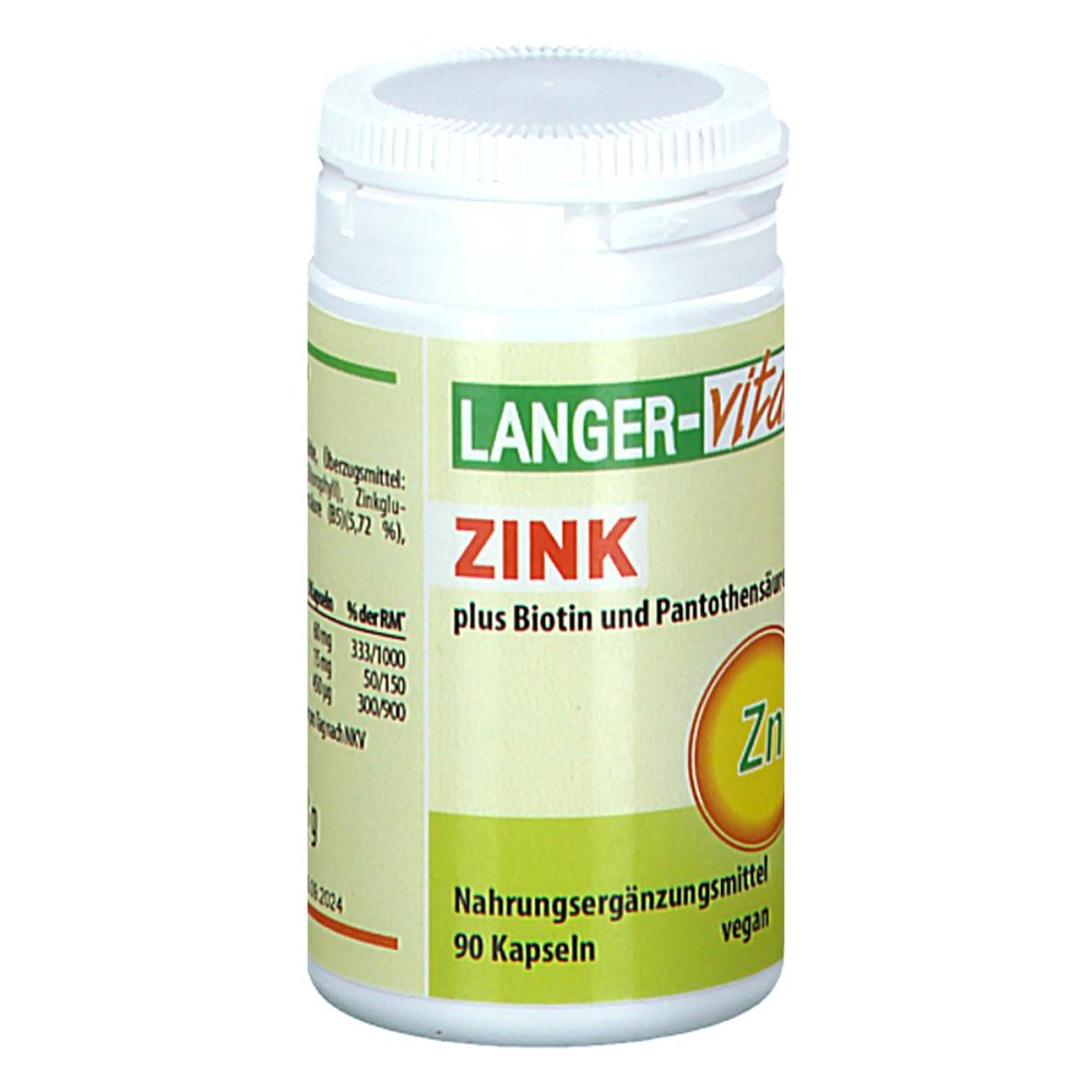 Langer vital GmbH Zink+vit.b5+biotin Kapseln 06862180