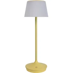 Näve LED / CCT Solar-/ Akkutischleuchte "EMMI" H: 38cm gelb