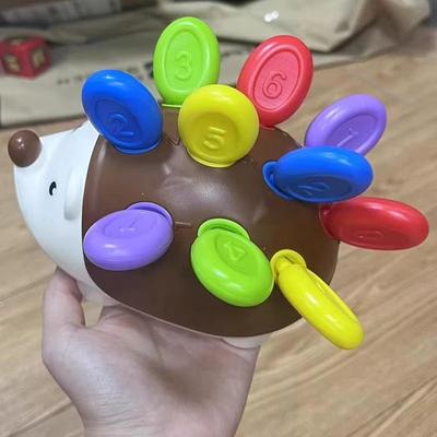 Inspired Finds HedgePop Montessori Hedgehog Insert Toy For Fine Motor Skills And Focus HedgePop Montessori Hedgehog Insert Toy For Fine Motor Skills And Focus