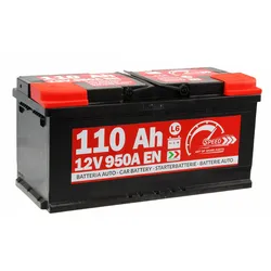 SPEED L6 Autobatterie Blei-Säure 12V 110Ah 950A rechts 394x175x190 mm