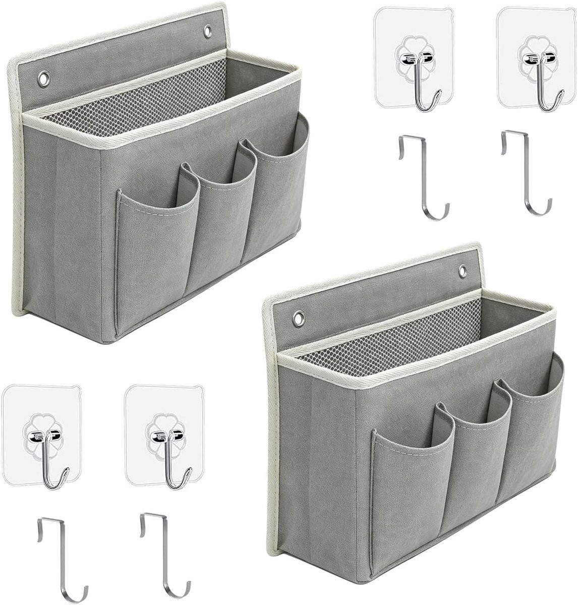 ShopVlot Hangorganizer voor deur en muur - Oxford-stof met 4 vakken en 2 haken