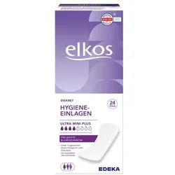 elkos Hygiene-Einlagen »ultra mini plus« 24 Stück