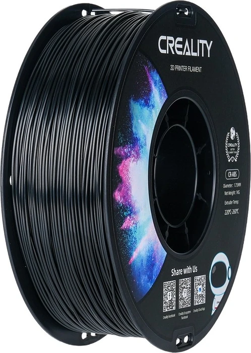 Creality 1.75mm ABS black neutral tray 1kg Schwarz