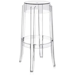 Kartell Hocker Charles Ghost, Designer Philippe Starck, 75 cm