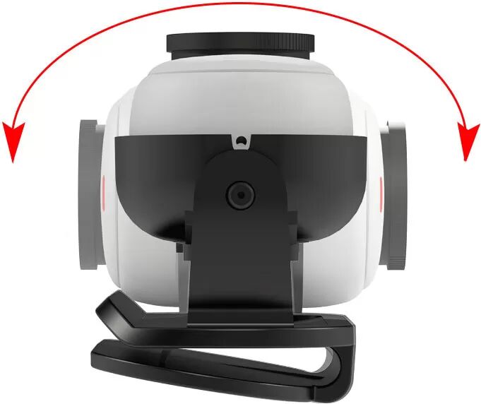 INF Insta360 GO 3/3S Mini-Daumenkamera-Hutclip - Schwarz