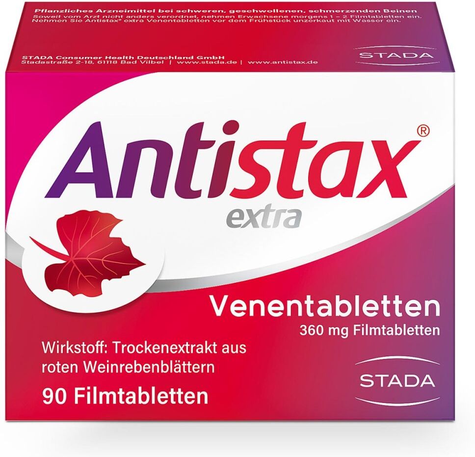 Antistax extra Venentabletten bei Venenleiden & Venenschwäche