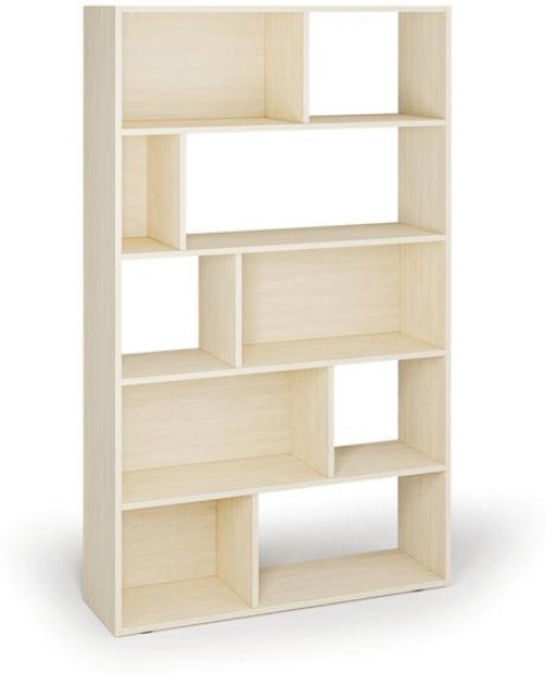 B2B Partner Bücherregal CASCADE, 1766 x 1000 x 300 mm, Birke