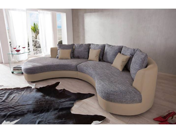 Home affaire Ecksofa Limoncello modern & bequem, organische Formensprache, ergonomische Form