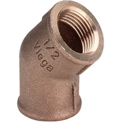 Viega Bogen 320690 Rp 1/2, 45°, Rotguss