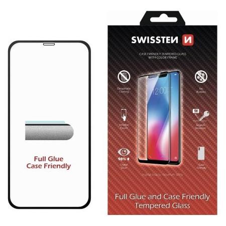 Swissten Glass Color Frame, Case Friendly Apple IPhone 14 Plus Black (Apple iPhone 14 Plus) (54501824)