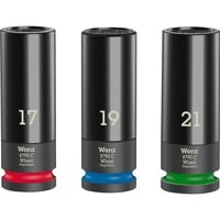 Wheel Impaktor C Set 1 Steckschlüsseleinsatz-Satz, 1/2" 3-teilig, mit Felgenschutz