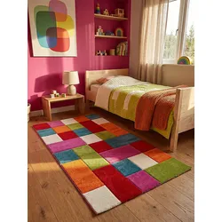 Kinderteppich Pflegeleicht Mehrfarbig 80x150 cm - CASOLA   Kadima
