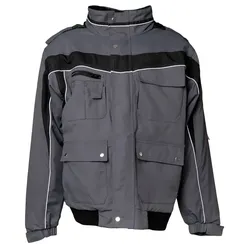 Winter Blouson "PLALINE" - XXL - schiefer/schwarz
