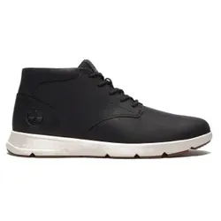 Timberland für Herren. TB0A6C7TW021 Parker Street Sneakers schwarz (40), Leder, Wohnung, Schnürsenkel, Lässig
