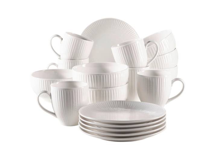 Mäser Frühstücksservice, Keramik, 18-teilig, Geschirr, Geschirr-Sets, Kaffeeservice