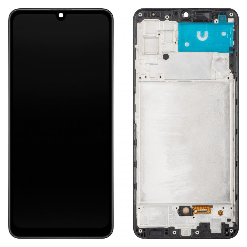 MP Display Unit für Galaxy A32 A325, Aftermarket, Schwarz (Display) (58015815)