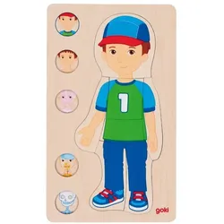 Goki Schichtenpuzzle Junge