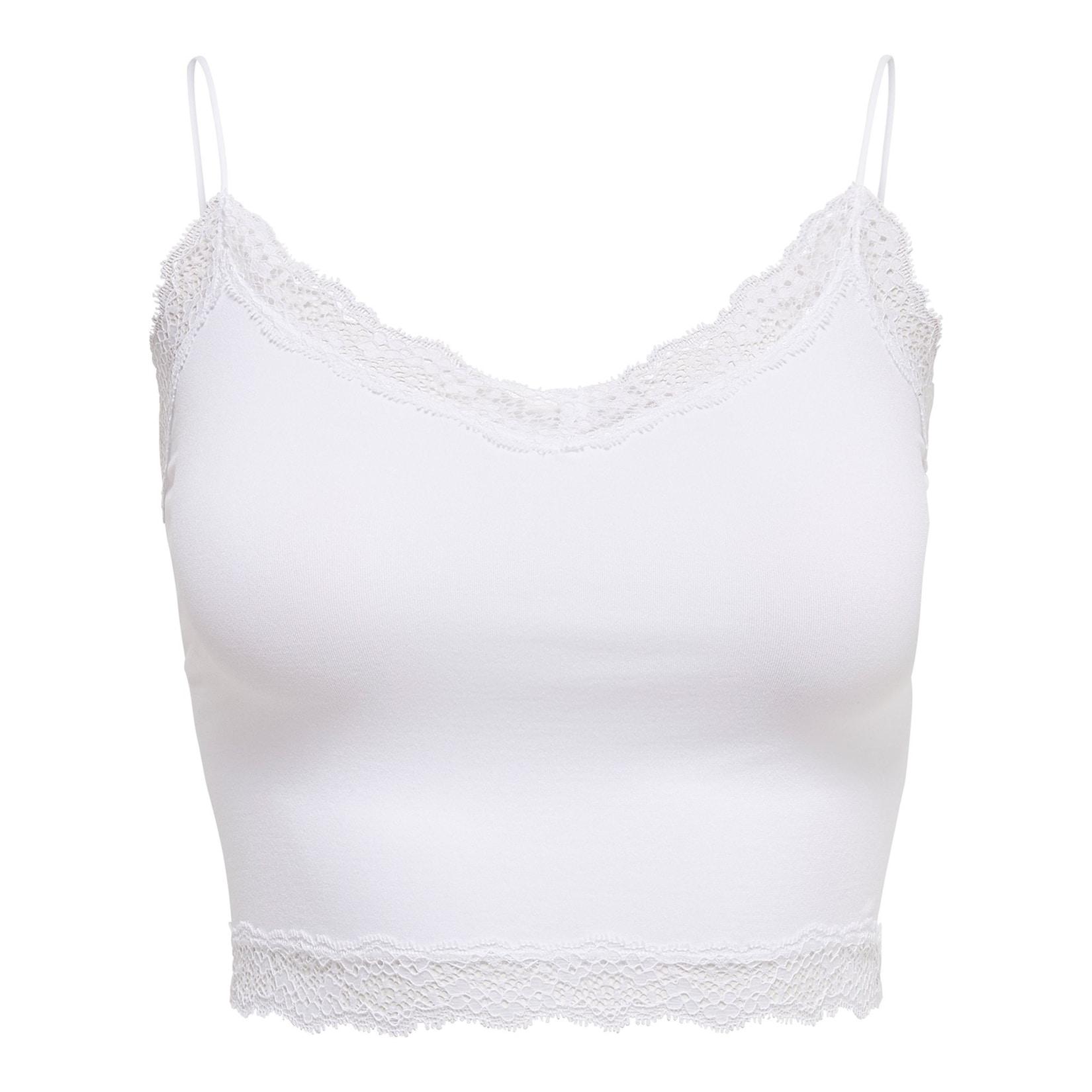 ONLVICKY LACE SEAMLESS CROPPED TOP Damen T-Shirt