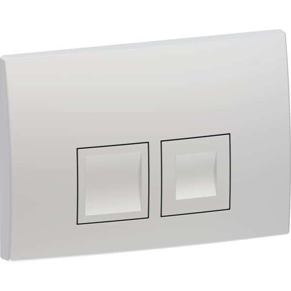 Geberit Delta35 Betätigungsplatte, für 2-Mengen-Spülung 115135465