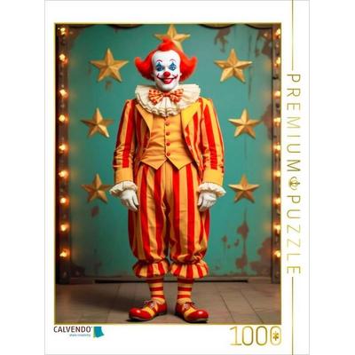 CALVENDO Puzzle Der Clown mit buntem Kostüm | 1000 Teile Lege-Größe 64x48cm Foto-Puzzle für glückliche Stunden, Sonstige von , Calvendo Puzzle