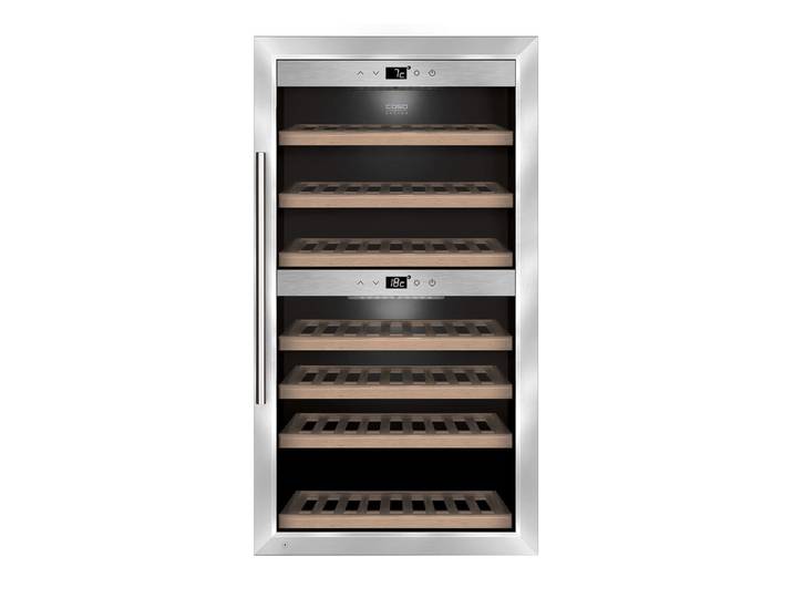 Caso WineComfort 660 SMART Weinschrank schwarz/silber