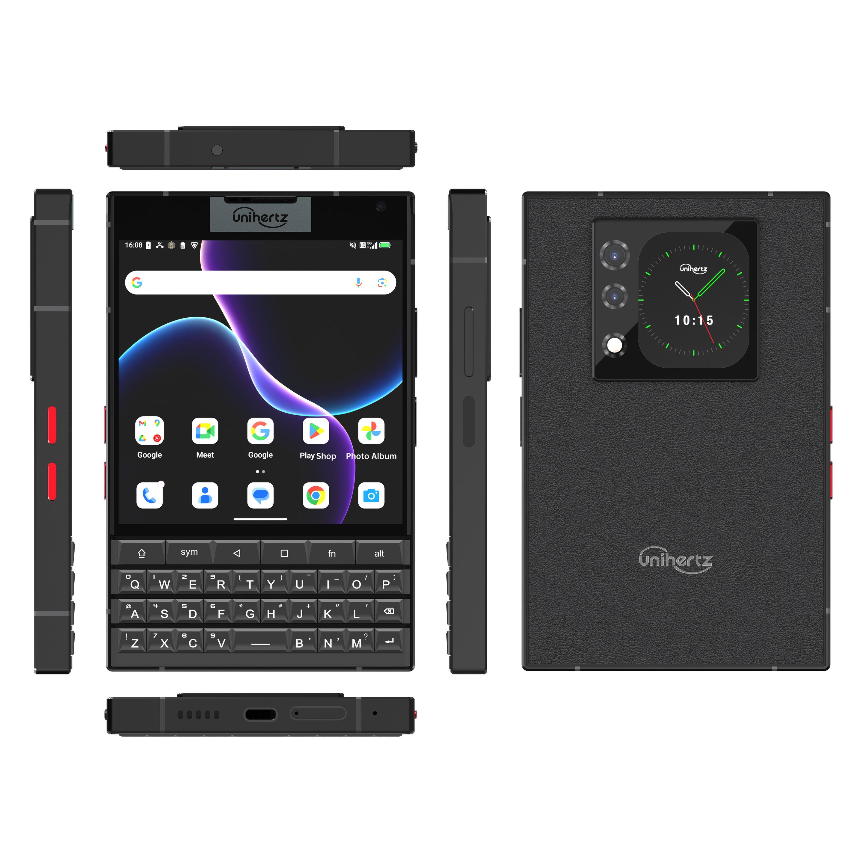 Unihertz Titan 2 (512 GB, Black, 4.50", Dual SIM, 5G) (6972378150875)