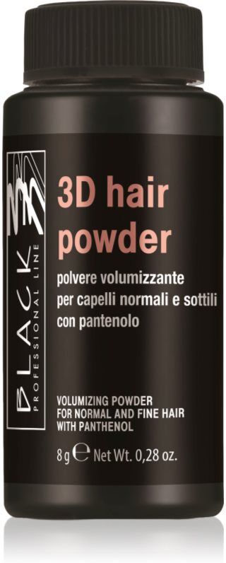 Black Professional Line 3D hair powder poudre cheveux pour donner du volume 8 g