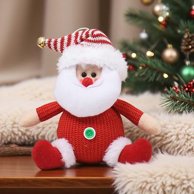 Modern Home Fixes Santa Claus Snowman, Elk Doll Children Xmas Gift, Tree Plush Ornaments, Home Christmas Decorations, Party New Year 1
