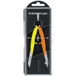 Staedtler Präzisions-Geometriezirkel, Zirkel, Orange, Gelb