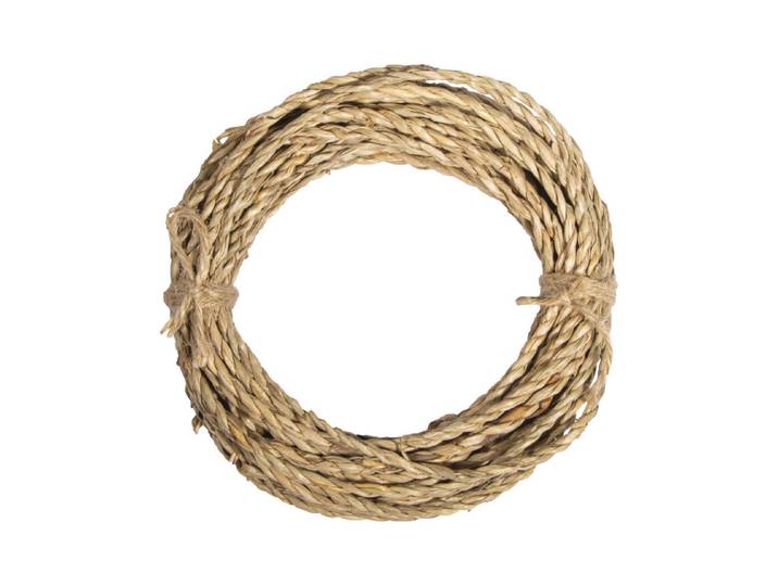 Seegras Seil, gedreht, 4mm ø, 10m, natur, Bündel 1Stück