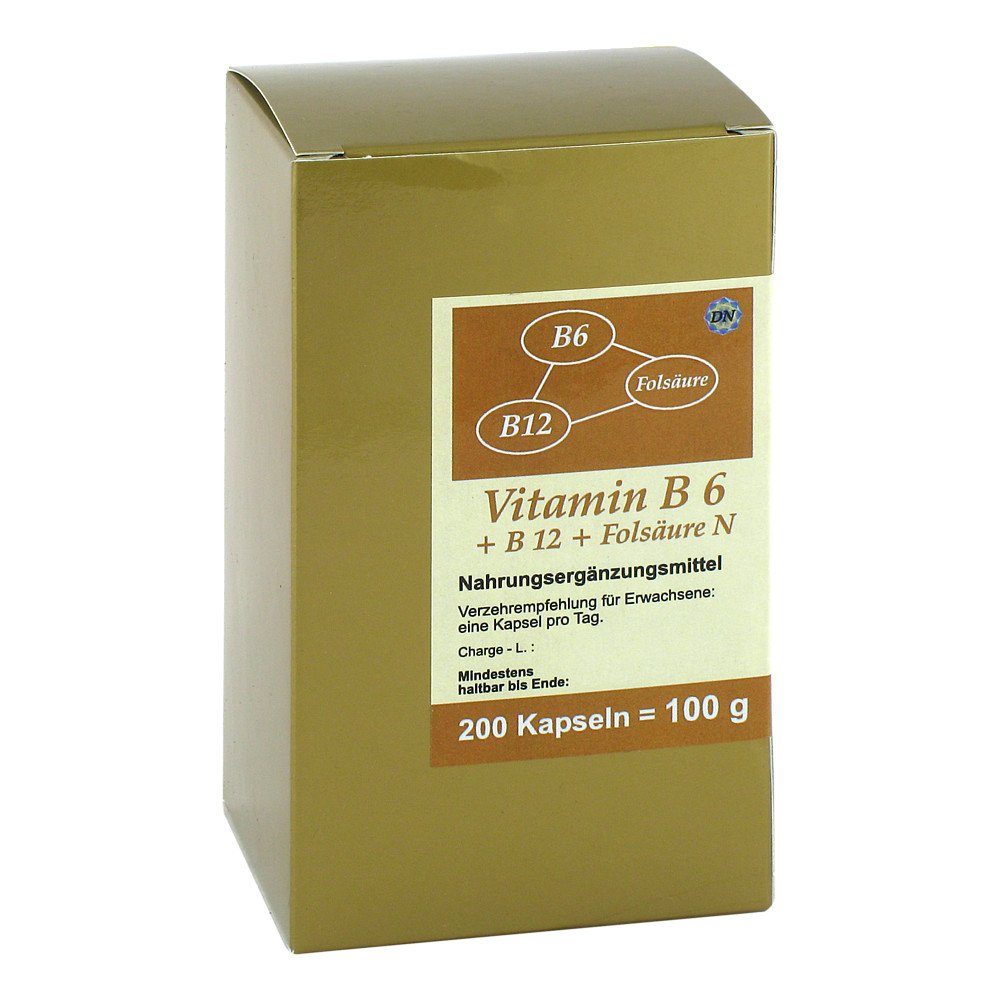FBK-Pharma GmbH Vitamin B6+b12+folsäure N Kapseln 12569260