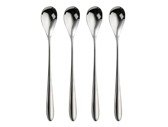 Robert Welch Cuillère à latte Bourton Bright 4 pièces Acier inoxydable