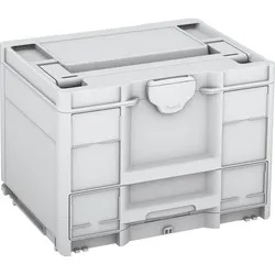 Tanos systainer3 Combi M 287 lichtgrau (RAL 7035), Verschluss lichtgrau (RAL 7035), Griff lichtgrau (RAL 7035) - 83550047.187