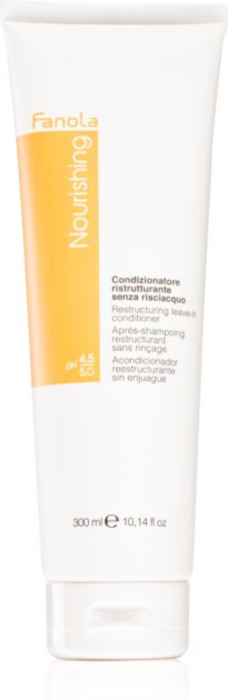 Fanola Nourishing après-shampoing sans rinçage pour cheveux secs et abîmés 300 ml
