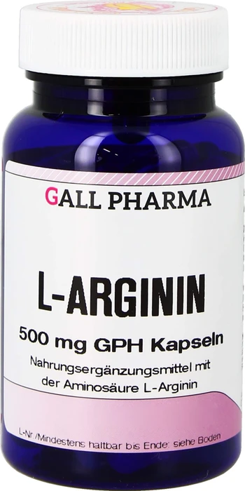 L-Arginin 500 mg GPH Kapseln 80 St